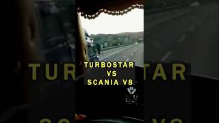 Turbostar 19048 vs Scania v8 truck turbostar vs scania [upl. by Rozelle]