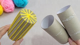 I make MANY and SELL them all Genius Recycle Idea with Toilet paper roll  Amazing Tips and trick [upl. by Isaac604]