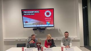 Pressekonferenz nach dem Spiel DSC gegen CFC [upl. by Viking]