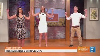 Qigong Master Lee Holden brings life energy cultivation to the Great Day Studios [upl. by Bostow]