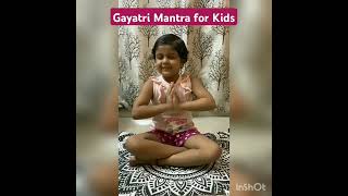 Gayatri Mantra for Kids गायत्री मंत्र  Om Bhur Bhuva Swaha  Kids Bhakti  Sharanya Yadav Vlogs [upl. by Danika]