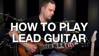 Learn How To Play Lead Guitar  Lead Guitar Lesson 1 [upl. by Aisatnaf]