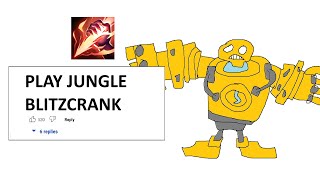 JUNGLE BLITZCRANK IS A TERRIBLE STRATEGY LITERALLY REMOVED [upl. by Sarkaria]