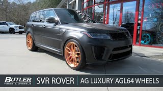 Custom Range Rover Sport SVR Carbon Edition  24in AG Luxury AGL64 Wheels  Butler Tire [upl. by Glorianna]