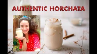 Authentic Horchata Recipe  Mexican Rice Milk Drink [upl. by Upshaw]