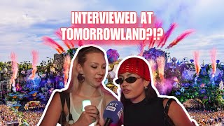 INTERVIEWED AT TOMORROWLAND [upl. by Gnal725]