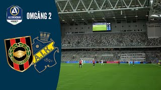 IF Brommapojkarna  AIK  Höjdpunkter  Allsvenskan 2024 Omgång 2 [upl. by Cirone]