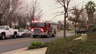 Blaring Horn amp NEW Engine  Sacramento Fire Dept NEW Engine 43 Responding Code 3 [upl. by Phillis]