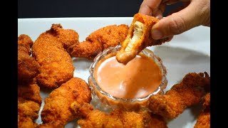 Chicken FingersTenders RecipeChicken StripsButtermilk chicken strips [upl. by Galven]