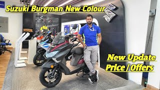 New 2024 Suzuki Burgman Ride connect New Colour On Road price Best Mileage Scooter [upl. by Barcellona]