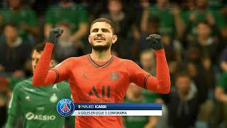 30 AS SaintÉtienne vs PSG  Ligue 1 J18  FIFA 20 [upl. by Demeyer500]