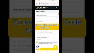 Exness Partner Code  Exness Referral Code [upl. by Peacock481]