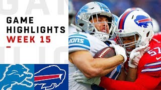 Lions vs Bills Week 15 Highlights  NFL 2018 [upl. by Illom]