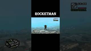 gta san andreas cj on jetpack cheat code  ROCKETMAN [upl. by Bodrogi]