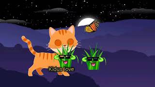 Meow Meow Billi Karti  Hindi Rhyming For Kids  For Childrens  Kiduslove  Poem [upl. by Hitoshi]