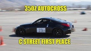 350Z Autocross SCCA CS Legacy PE6 [upl. by Aelak118]