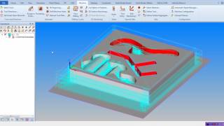 High speed milling with AlphaCam and NCStudio [upl. by Cynthea550]