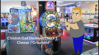 Childish Dad Destroys Chuck E Cheese  Gets Grounded [upl. by Angel]