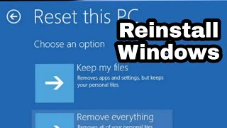 How To Reset amp Reinstall Windows 11  How To Format LaptopMacnitesh2024 [upl. by Gratianna]