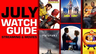 Movie Watch July 2024  Official Guide  Upcoming Movies on Theaters amp Streaming [upl. by Yekim497]