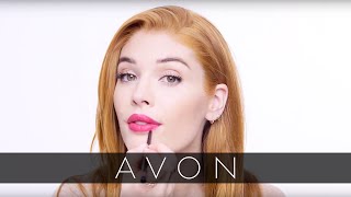 How to Apply Perfectly Matte Lipstick  Avon [upl. by Geithner49]