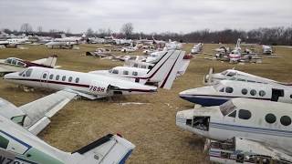 Kansas Citys Aircraft Boneyard [upl. by Ainelec]