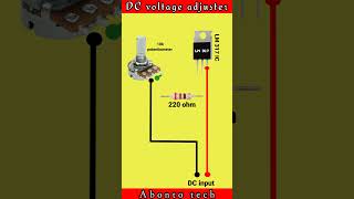 Dc voltage adjuster cuircit diagram shorts short shortvideo adjustment [upl. by Placida148]