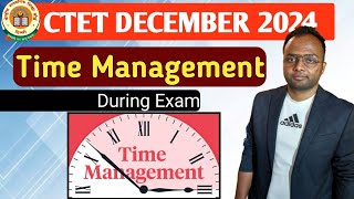 CTET DECEMBER 2024🔥Time Management During Exam📄✅️ [upl. by Adlesirc]