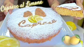 TORTA CAPRESE al LIMONE 🍋 Mandorle e Limone 🍋 GLUTEN FREE [upl. by Ardelis]