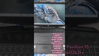 HP PAVILION 15 DK0263TX I5 9TH8GB2561TB HDD4GB GFX156 viralvideo laptop reels instagram [upl. by Ennaitak]