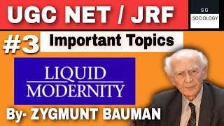 Zygmunt Baumans Liquid Modernity  SGSOCIOLOGY  jrf sociology [upl. by Epolenep534]