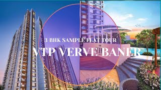 3 BHK SAMPLE FLAT VTP VERVE  VTP REALTY  BANER  SKYLIGHTS [upl. by Fusuy261]