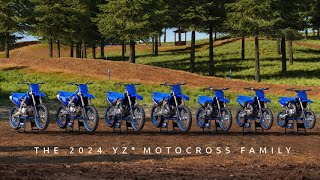 2024 Yamaha YZ Motocross Lineup [upl. by Euqinmod914]