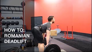 How to Romanian Deadlift [upl. by Lashar]