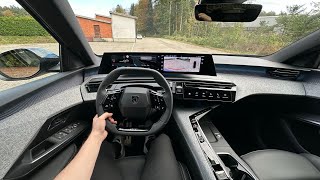 New Peugeot 5008 Electric Test Drive POV [upl. by Styles530]