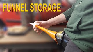 Easy Funnel Storage System for Your Garage or Workshop  The Funnel Bucket [upl. by Gamaliel157]