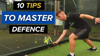 10 Killer DEFENSIVE Padel Tips [upl. by Charron990]