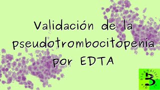 🟪Validación de la pseudotrombocitopenia por EDTA [upl. by Avle27]