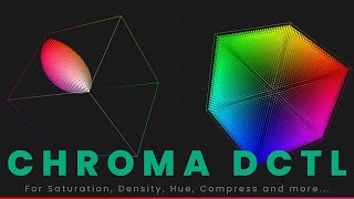 DCTL for Hue Saturation Density Color Compress amp more [upl. by Eadith]