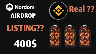 Nordom airdrop joining process Nordom airdrop listing and criteria [upl. by Binny988]