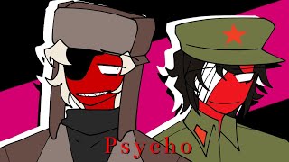 Psycho meme countryhumans remake [upl. by Rema]