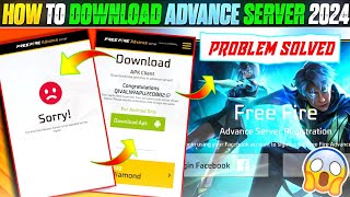 ADVANCE SERVER DOWNLOAD PROBLEM SOLVED  HOW TO DOWNLOAD FREE FIRE ADVANCE SERVER OB47 [upl. by Madda446]