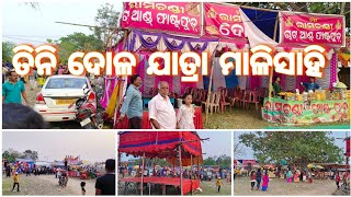 ଦୋଳ ପୂର୍ଣ୍ଣିମା  Tini Dola Jatra Melan  browsefeatures dolapurnima purnima manikagodakhabar [upl. by Stan92]