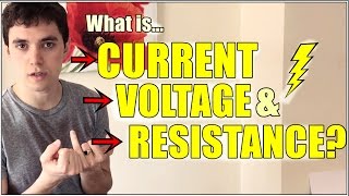 What is Current Voltage amp Resistance ⚡ Physics Revision Lesson [upl. by Anividul]