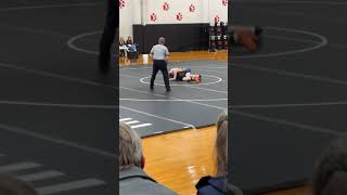 Gator Roll against rushville 126 lbs [upl. by Leahcimaj]