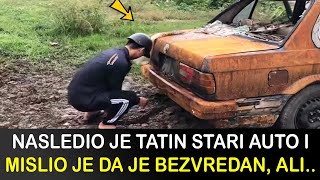 NASLEDIO JE TATIN STARI AUTO I MISLIO JE DA JE BEZVREDAN ALI KADA JE U GEPEKU PRONAŠAO JEDNU PORUKU [upl. by Markland860]