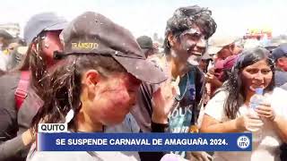 SE SUSPENDE CARNAVAL DE AMAGUAÑA 2024 [upl. by Virgy]