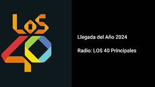 Llegada del Año Nuevo 2024 en Radio Los 40 Principales [upl. by Ahsinert536]