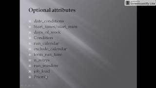 Autosys JIL Essential General and Optional Attributes Class 8 [upl. by Lilllie]