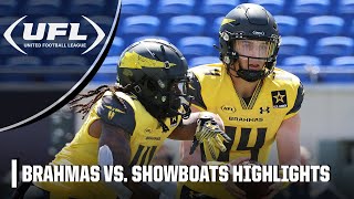 MAYHEM 👏 San Antonio Brahmas vs Memphis Showboats  UFL Highlights [upl. by Richarda955]